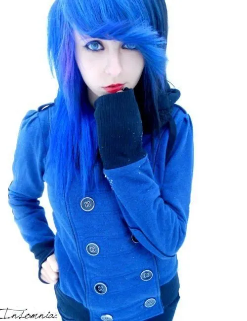 Chicas de cabello azul - Imagui
