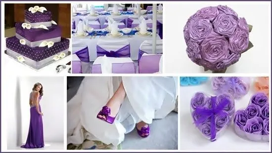 Chicas que hallais escogido el color violeta para vuestra boda ...