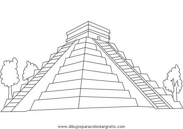 Piramides de mexico para dibujar - Imagui