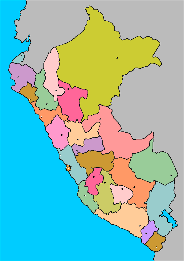 Chiclayo Online: Mapa Mudo Del Peru
