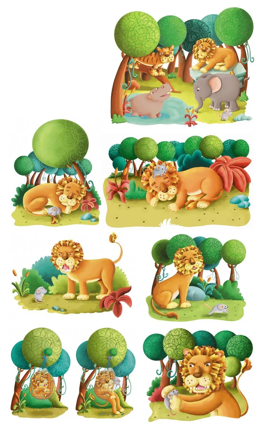 CHIRASPELAS ILUSTRACIÓN: fabula, el leon y el raton CHIRASPELAS ILUSTRACIÓN: fabula, el leon y el raton