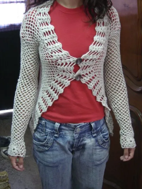 Modelo de chompas tejidas a crochet - Imagui