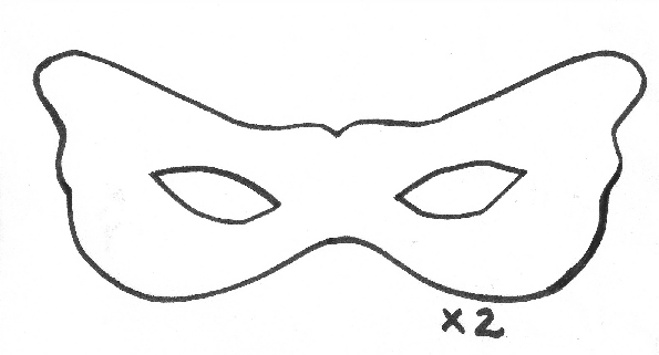 Las chorradikas de Laury: Antifaz / máscara de carnaval