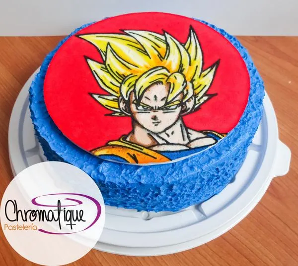 Chromatique Pasteles on Twitter: "Torta de Dragon Ball Z - Goku ...