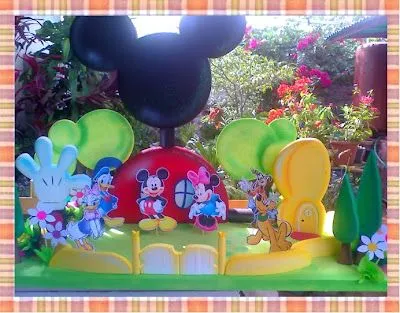  ... piñatas, dispensadores y mucho mas...: Fiesta play house Mickey Mouse