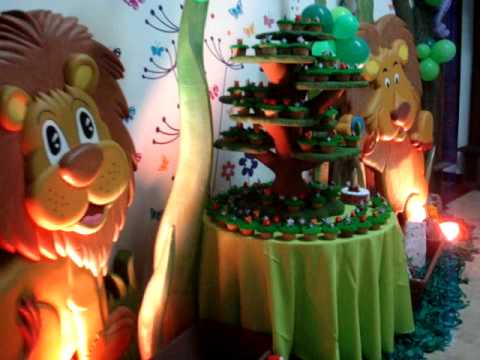 Decoraciónes para cumpleaños de niño de safari - Imagui