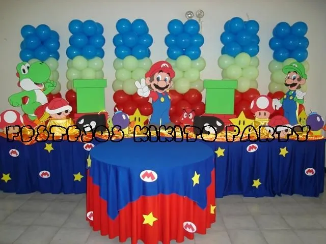 Cotillones para fiestas infantiles de Mario Bros - Imagui