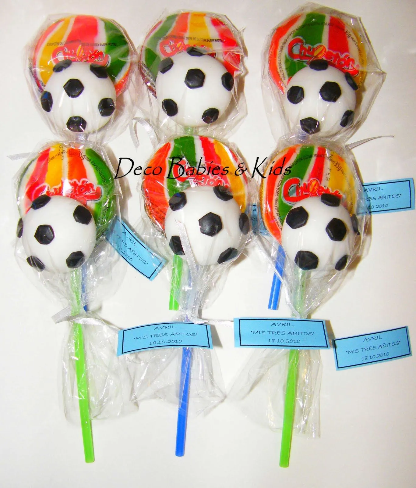 chupetines con pelotas de futbol realizadas en porcelana fria que ... chupetines con pelotas de futbol realizadas en porcelana fria que ...