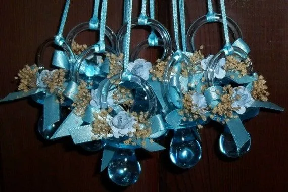 Chupon decorado para baby shower - Imagui