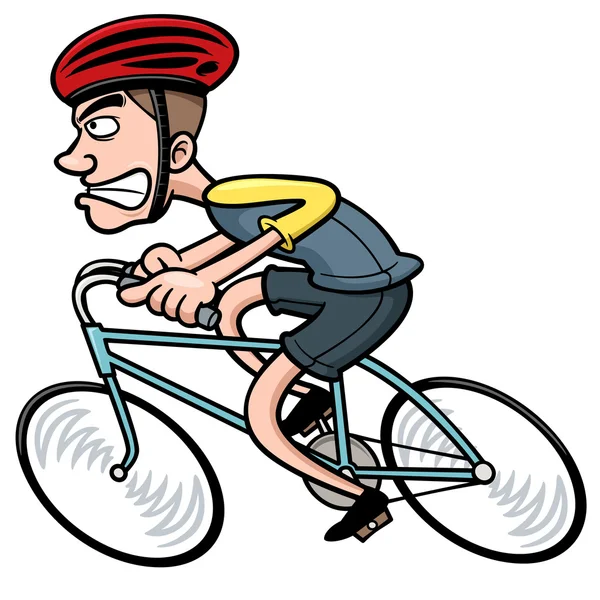 Ciclista de dibujos animados — Vector stock © sararoom #39941181
