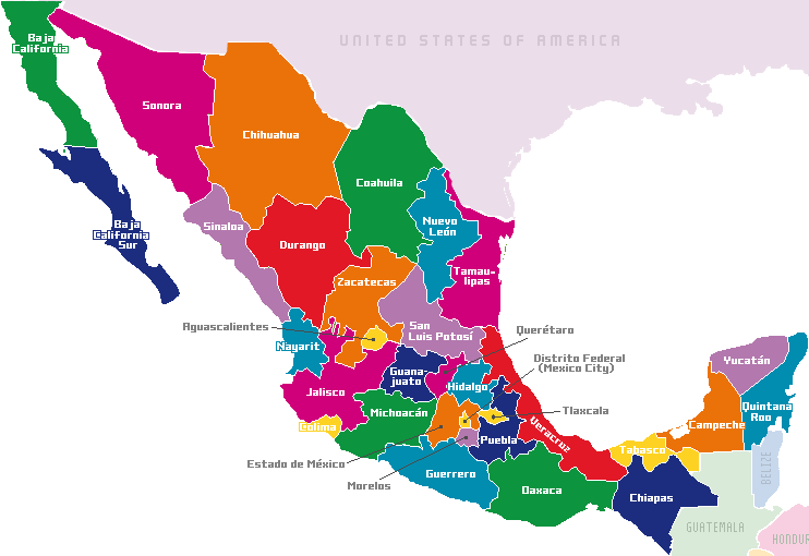 Ciclo Escolar: Los Estados y Capitales de México