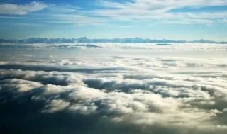 el cielo las nubes avión | Descargar Fotos gratis
