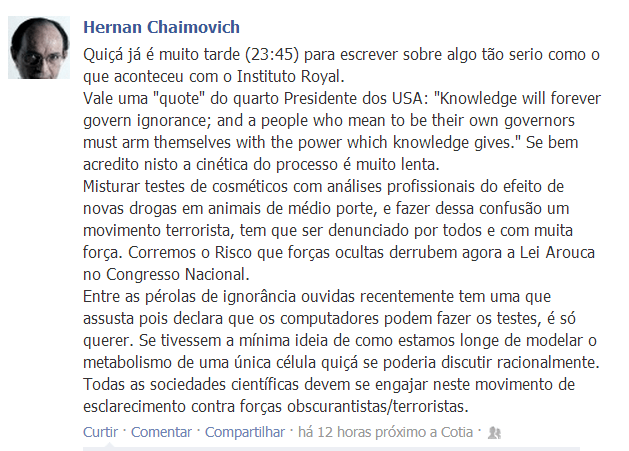 Ciência Brasil: Malucos (e ignorantes) no congresso (com apoio dos ...