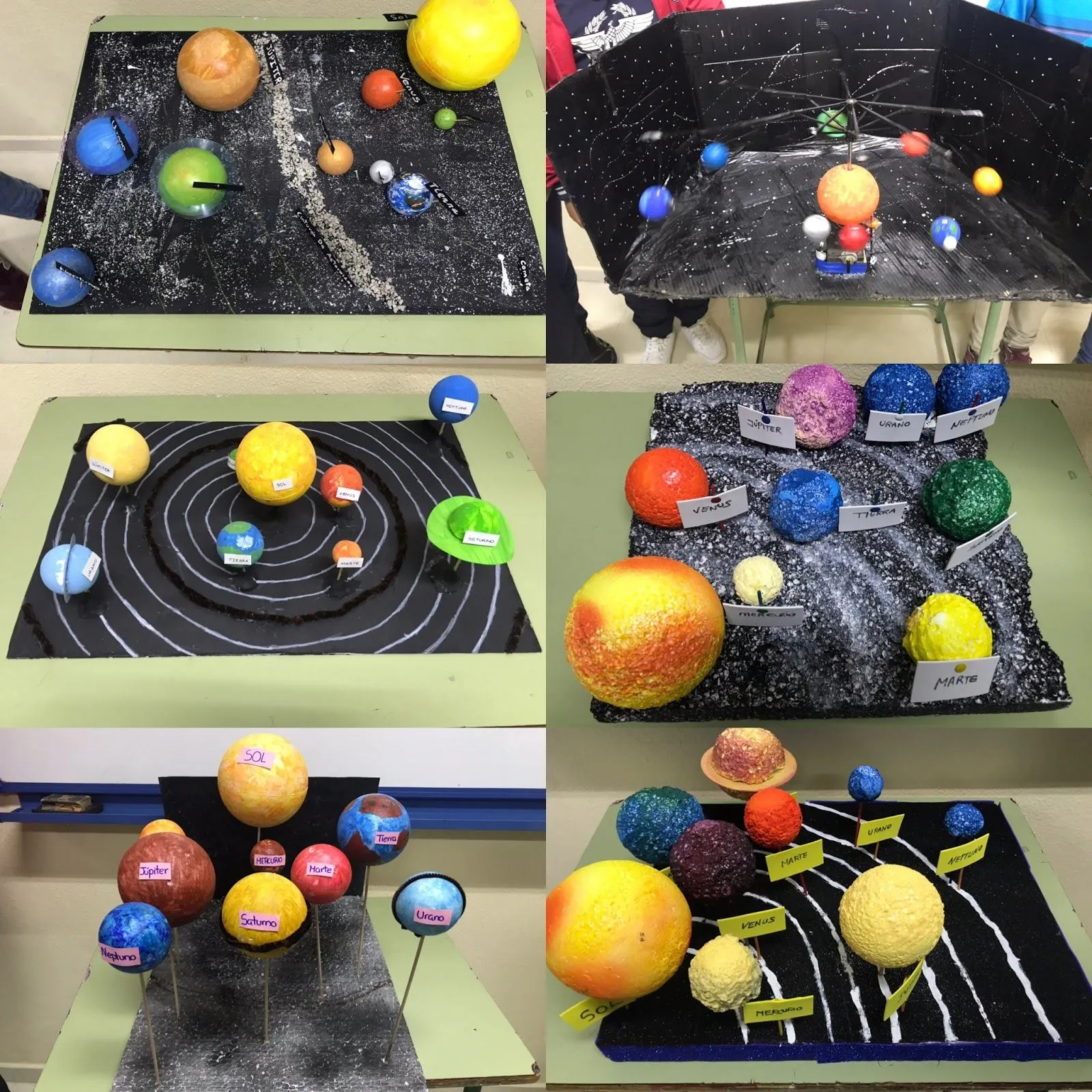 LA CIENCIA DE LA VIDA: Maquetas del Sistema Solar 2018 LA CIENCIA DE LA VIDA: Maquetas del Sistema Solar 2018