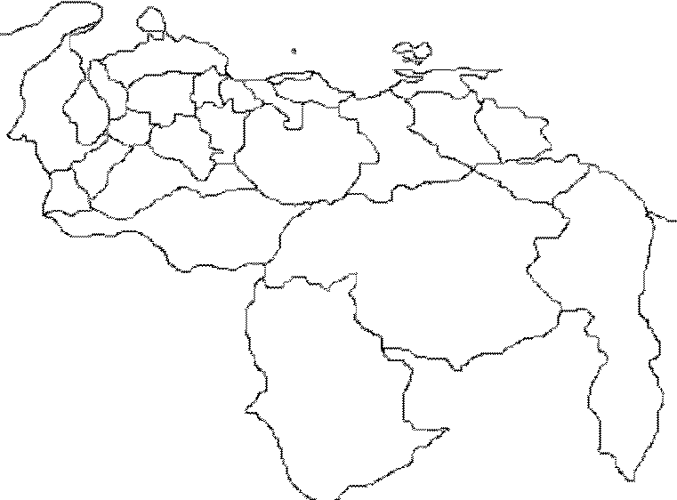 Mapa de venezuela con sus puntos cardinales - Imagui