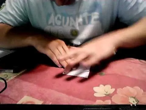 como hacer una cigüeña de origami - YouTube