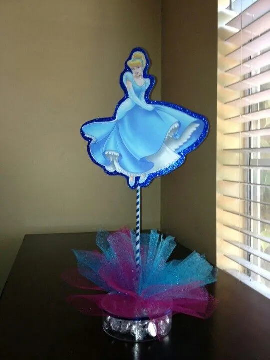 Cinderella centerpiece | Laura bday ideas | Pinterest | Cinderella ...