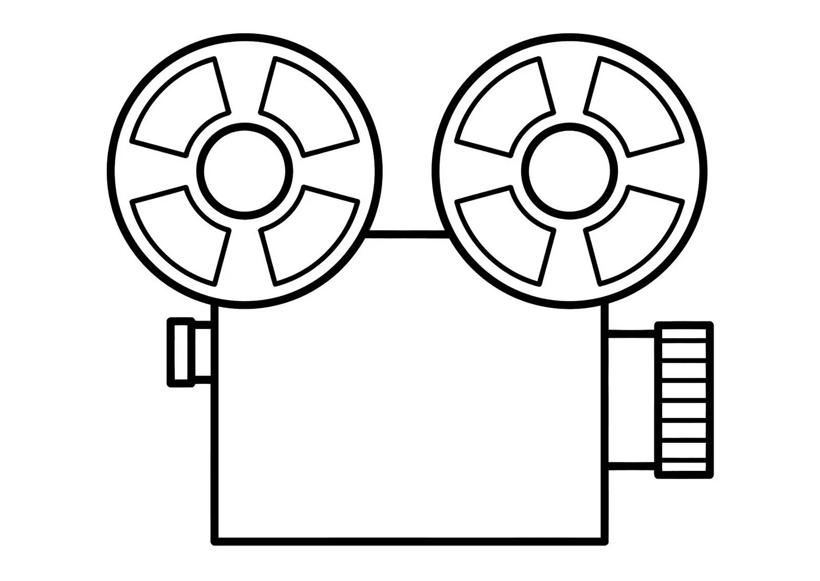 cine camera Colouring Pages