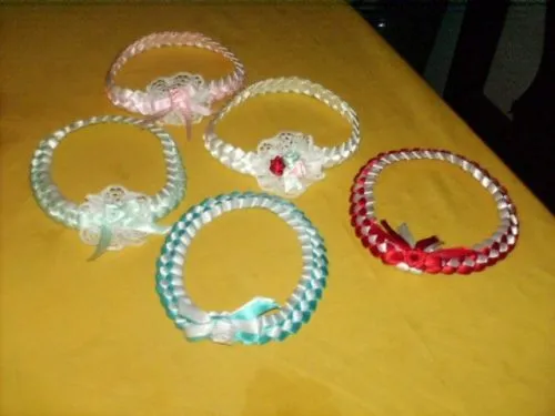 Cintillos tejidos en cinta para bebés - Imagui