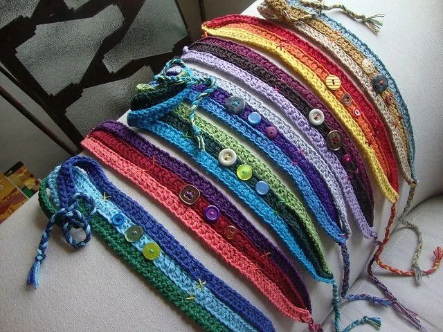 cintillos tejidos a crochet | Flickr - Photo Sharing!