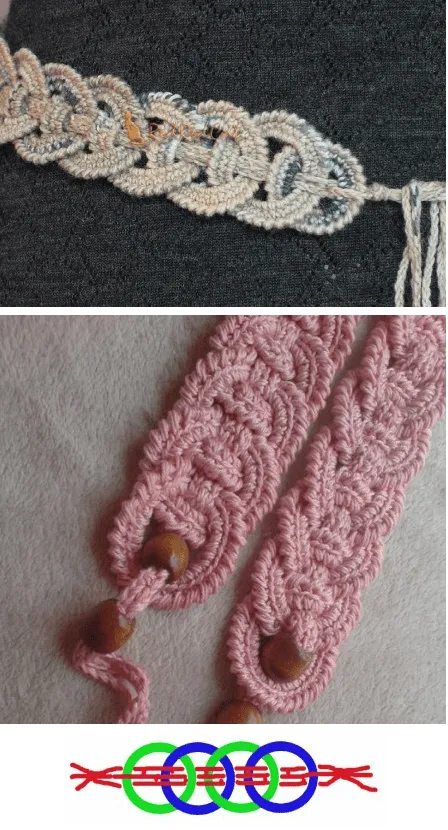 Circulos de Crochet Entrelazados - Patrones Crochet