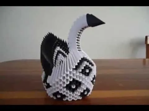 Cisne Origami 3D - YouTube