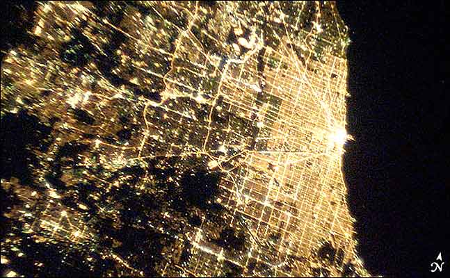 Ciudades de noche, vistas desde el espacio - 20minutos.