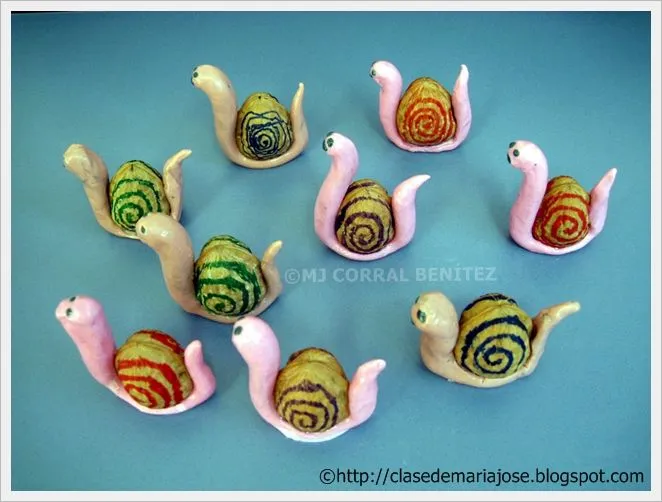 La Clase de María José: Manualidades para niños y niñas: Caracol ... La Clase de María José: Manualidades para niños y niñas: Caracol ...