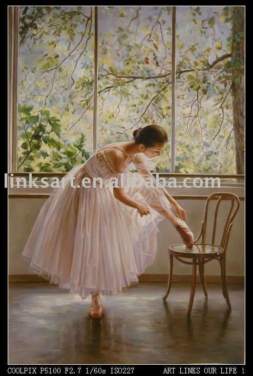 Clásica del bailarín de ballet pintura al óleo pintura al óleo ... Clásica del bailarín de ballet pintura al óleo pintura al óleo ...
