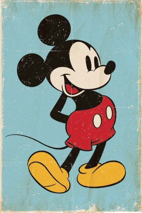 Mickey Mouse Cartoon on Pinterest | Vintage Mickey Mouse, Vintage ...