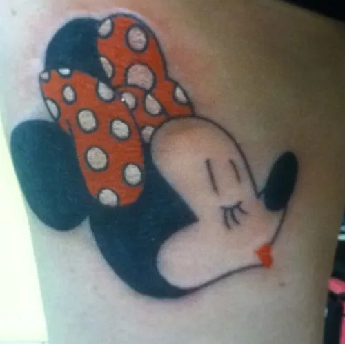 Classic Minnie Mouse tattoo | Tattoos | Pinterest | Mouse Tattoos ...