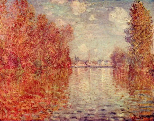 Claude Monet - Otoño en Agenteuil | Artelista.com
