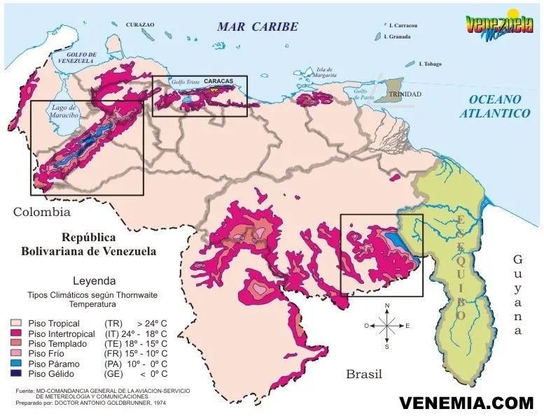 Clima de Venezuela en VENEMIA.COM