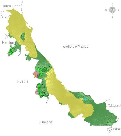 Mapa de veracruz y sus regiones - Imagui