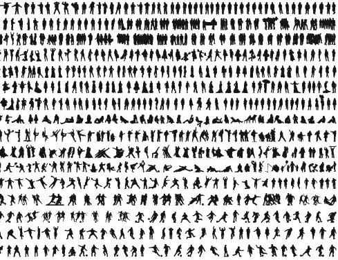 Clipart: 700 vectores de figuras humanas | geeksnew