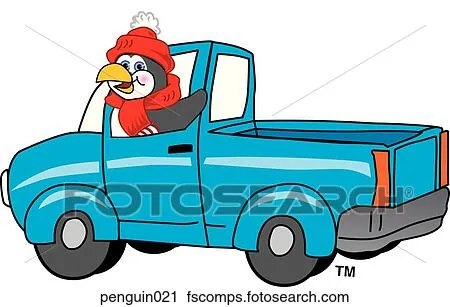 Clipart - pingüino, conducción, camioneta penguin021 - Buscar Clip ...
