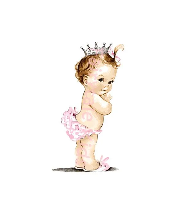 Clipart Vintage Baby Girl TuTu Princess on Etsy, $4.96 | Tutus ...