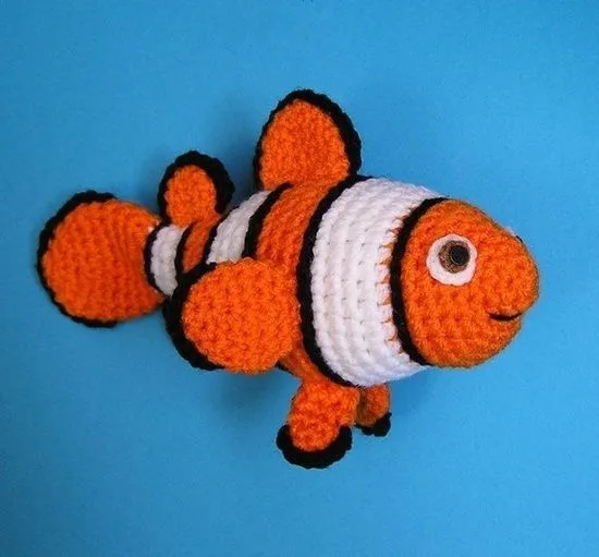 CLOWN FISH PDF Crochet Pattern-Nemo!!. | Amigurumi | Pinterest ...