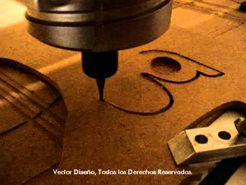 CNC Vector Diseño - CORTE mdf - YouTube