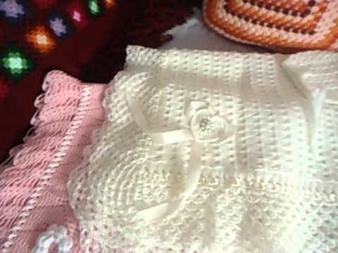 Tejido crochet orillas cobijas de bebé - Imagui