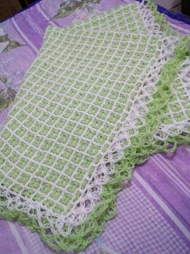 cobija o manta para bebé a crochet fácil y rápido - YouTube ...