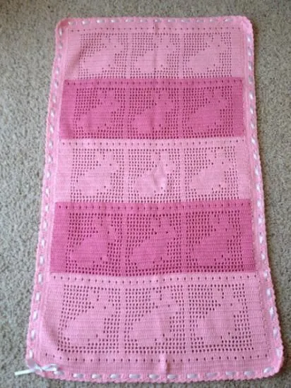 Como hacer cobijas para bebé en crochet - Imagui | Baby Blankets ...