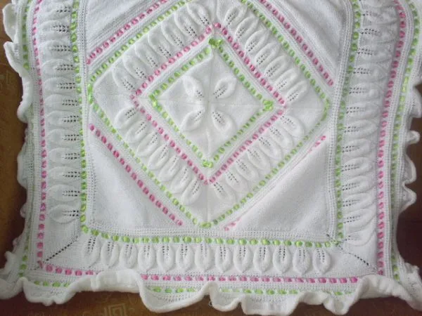mantas para bebe tejidas con dos agujas on Pinterest | Baby Blankets,…