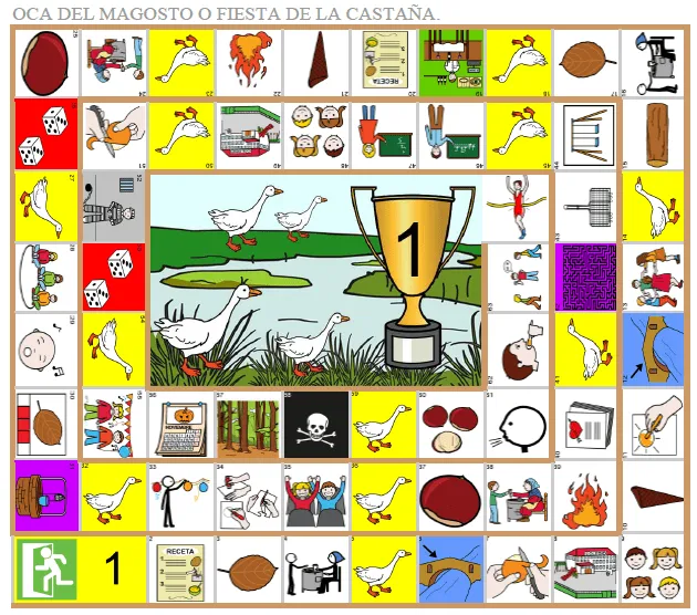 cocemfe ceuta: Juego de la oca: especial "Día de la mochila" cocemfe ceuta: Juego de la oca: especial "Día de la mochila"