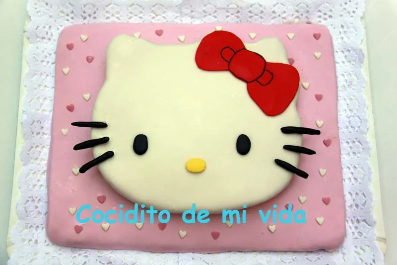 Cocidito de mi vida: Tarta Hello Kitty 2