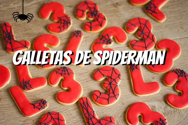 La Cocina de Carolina: Galletas de spiderman, tutorial