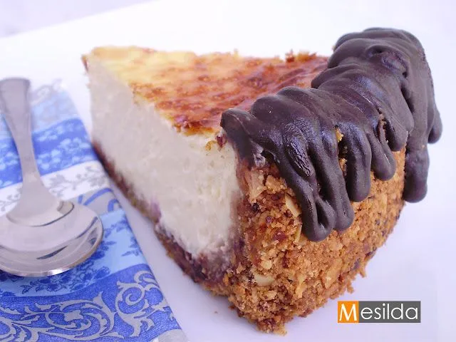 La cocina de Mesilda: TARTA DE QUESO FLORENTINA CON VAINILLA