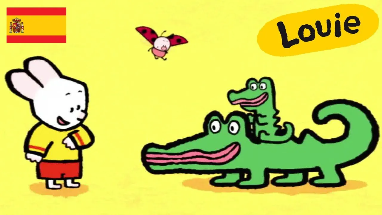 Cocodrilo - Louie dibujame un cocodrilo | Dibujos animados para ...