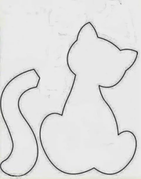 Cómo hacer un cojín con forma de gato ~ lodijoella
