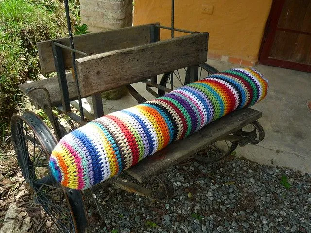 cojin gigante tejido a crochet | Flickr - Photo Sharing!